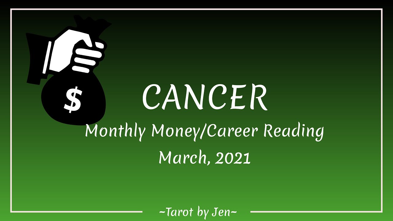 CANCER~MARCH 2021 MONEY/CAREER TAROT~Big time success! Be careful of pride & ego getting in the way!