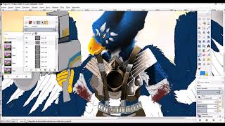 Lego Chima - Eglor speedpaint screenshot 3