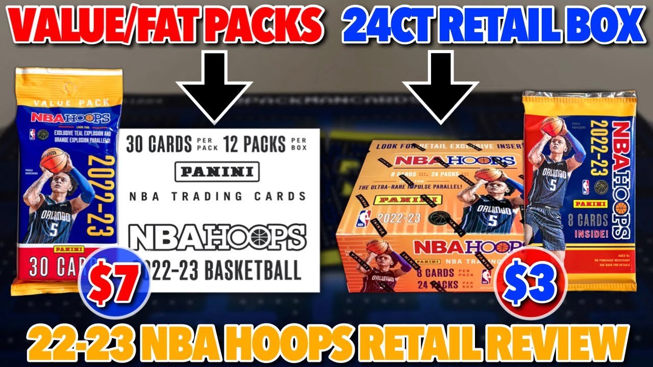 NEW VALUE (FAT) PACKS & 24CT RETAIL BOX (EXPLOSIONS)! 202223 Panini