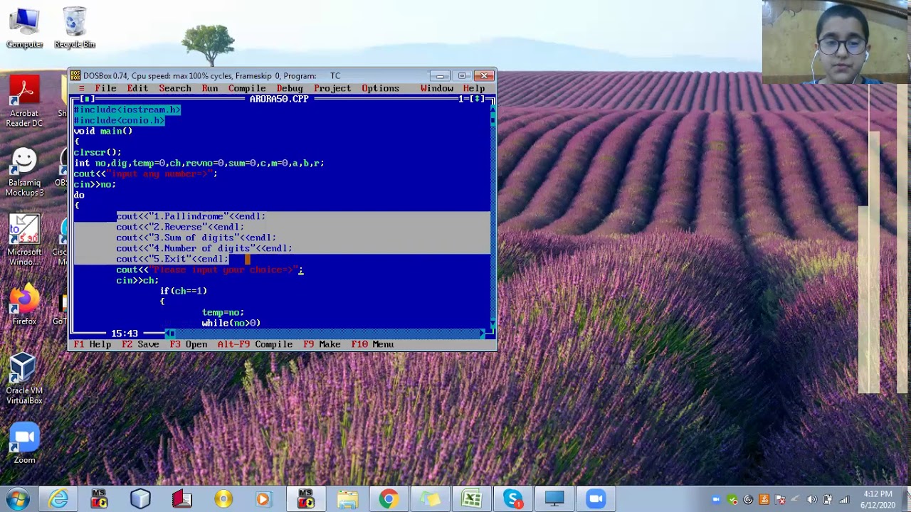 1_C++ Menu Driven Program on Number - YouTube