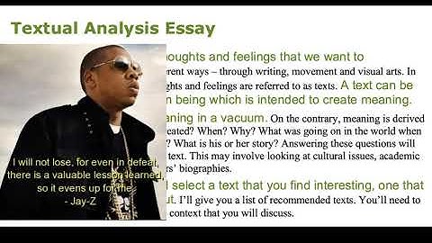 Rhetorical/Textual Analysis Essay Assignment, Video #1