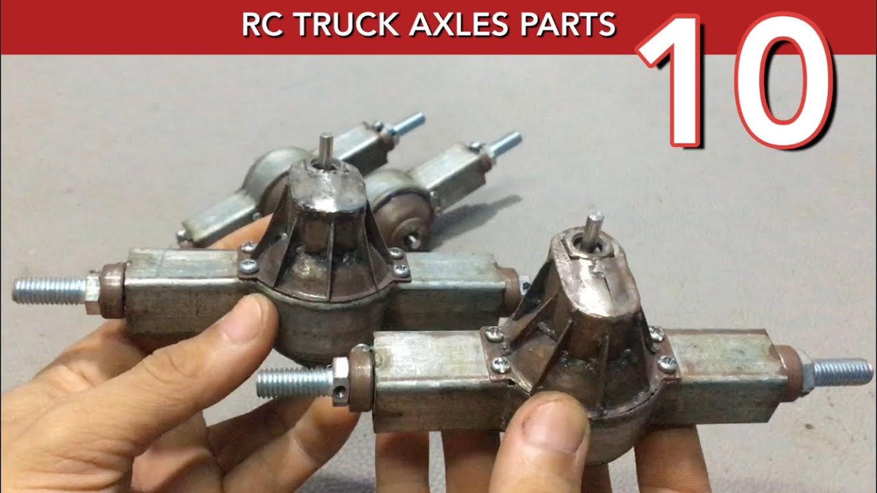 Build - RC Truck Metal Axle 1/14 Scale - For Heavy Construction Truck Part : 10