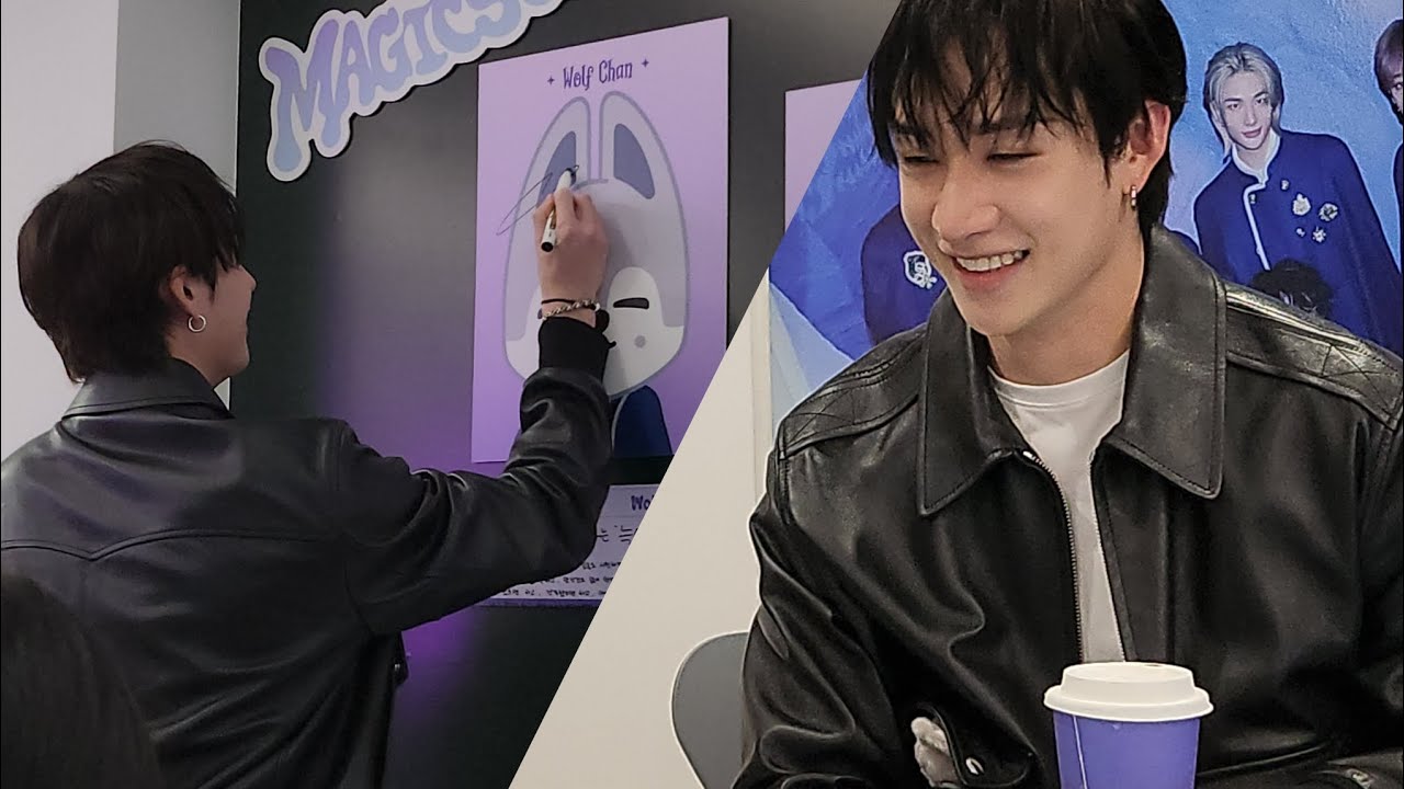 [스트레이키즈] 방찬 스키주 팝업 카페 방문 직캠 SKZOO POP-UP cafe straykids