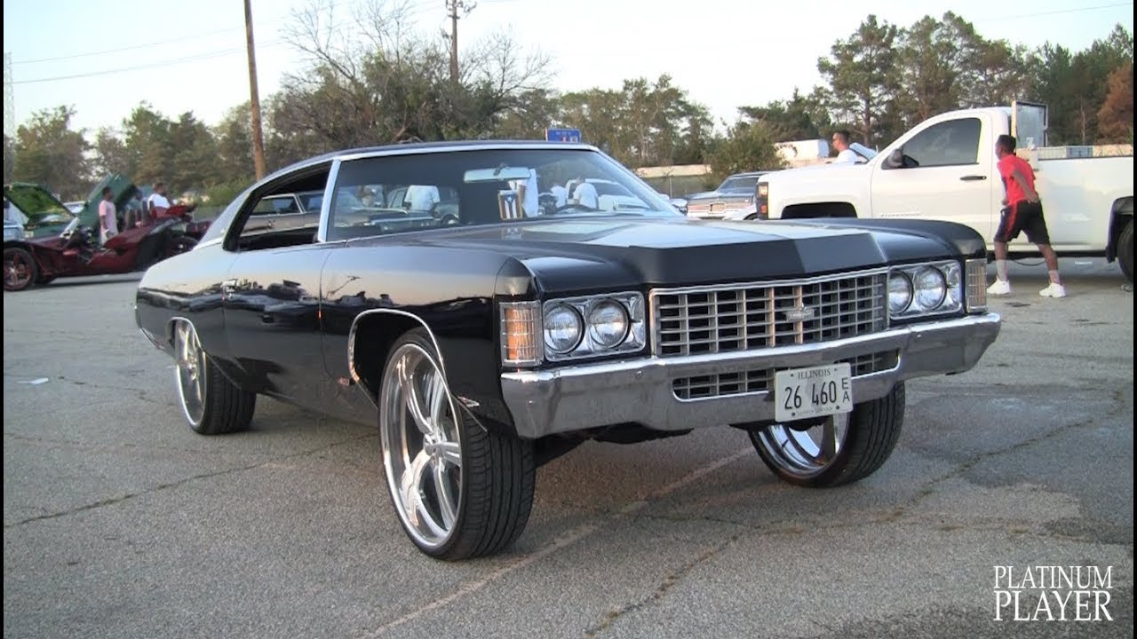 71 CAPRICE on 26s INTRO COLT BILLET WHEELS - YouTube 