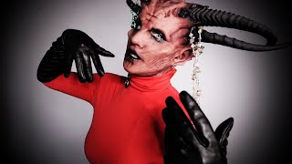 ASMR Devil Dresses You For A Party In Hell | Demon Girl | Fabric Rubbing | Immortal Masks | Silicone