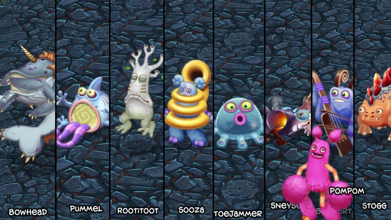 msmページ★1+2 Space Island but Each Monster is Zoomed in! (Sounds Better) - Dawn