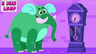 Hickory Dickory Dock Remix  2 Min Loop Several Sound Variations   Nursery Rhymes U0026 Kids 