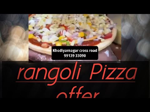 Pizza Rangoli RANGOLI PIZZA 🍕😋 OFFER 🫴🫴#viral #video 😀 - YouTube