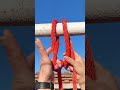Adaptable emergency rescue knot tying methods