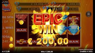 Blazing Diamonds WOW Pot! Epic Slot Win