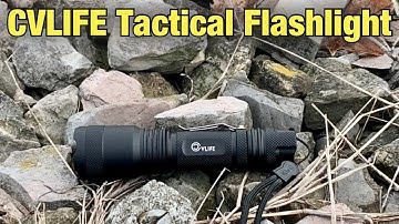 CvLife XML-T6 CREE LED Tactical Flashlight Unboxing and Review