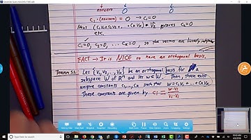 Section 5 1 Orthogonal vectors and matrices