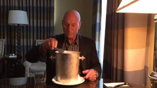 Patrick Stewart - Professor X - Ice Bucket Challenge - Captain Jean Luc Picard