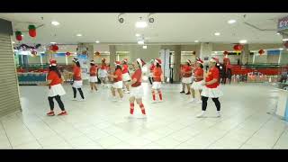 Santa Baby Line Dance - Demo By D&#39;Sisters &amp; Friends LDG @dadanceacademy6139 #christmas2023