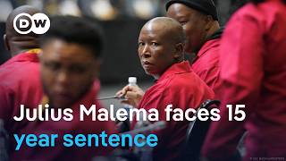 Malema awaits sentencing for gun crime in South Africa