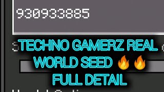 Techno gamerz real world seed 🔥🔥.. #shorts #youtube shorts |Not fake| screenshot 2