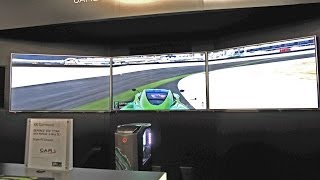 4K Surround Gaming Setup With 4 NVIDIA Titans! (CES 2014)