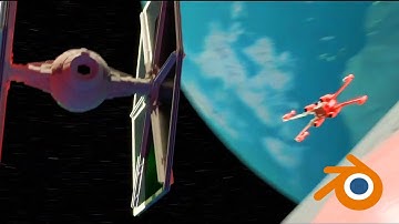 HOW ANIMATE YOUR SPACESHIPS - Part #2 [Star Wars Blender tutorial]
