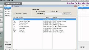MaxxTraxx Auto Shop Software Video Lessons - Write a Vendor Quick Check