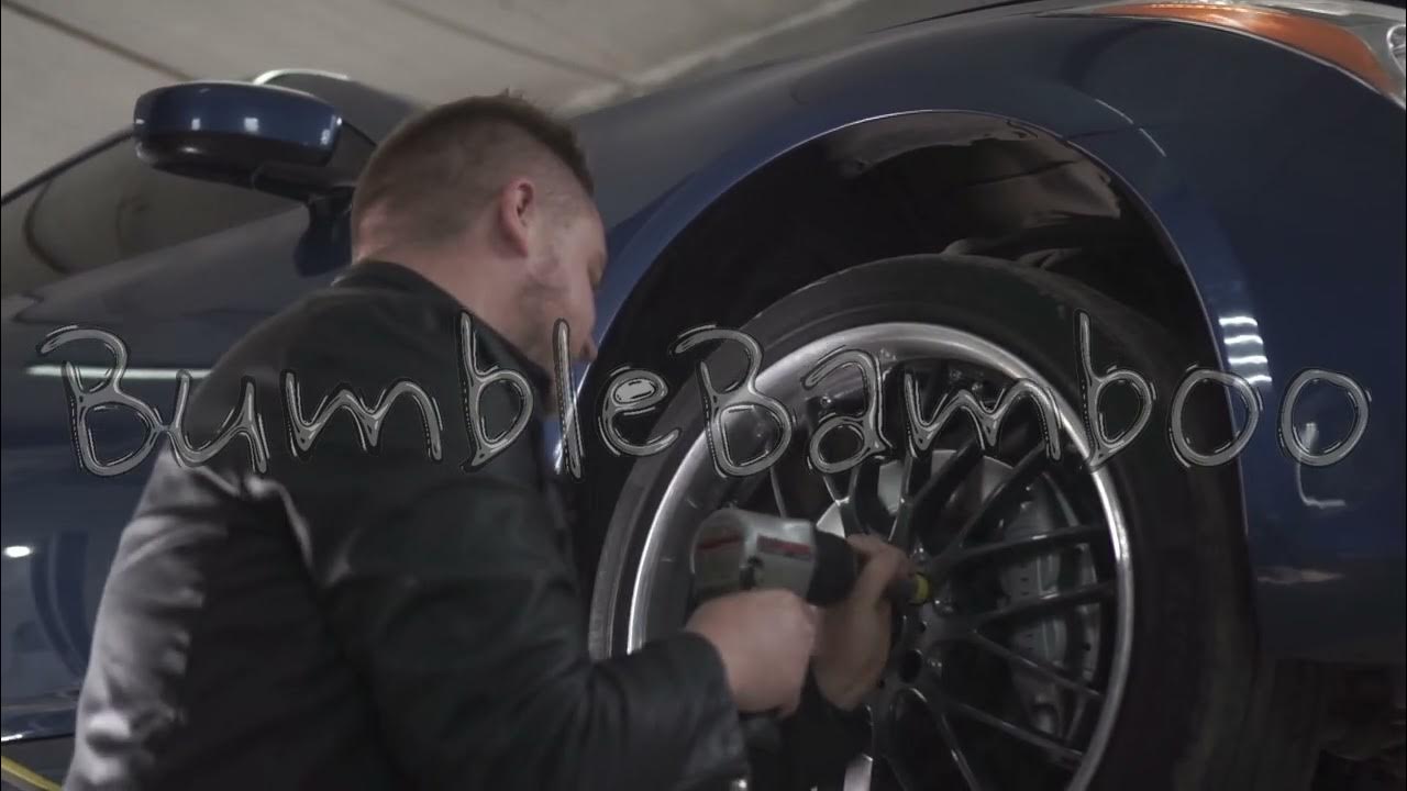 Change car wheels. Footage. How to tighten the wheel nuts. To change the spare tire. YouTube