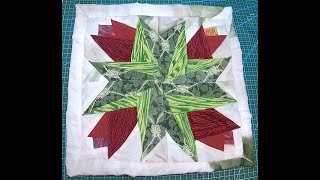 Лоскутное Шитье Для Начинающих. Шьем По Бумаге. Тюльпаны. My First Patchwork Tulip Quilt.