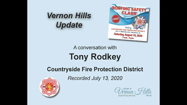 Vernon Hills Update - Interview with Fireman Tony ...