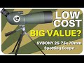 Best Cheap, Low Cost Spotting Scope or Junk? 🤔 SVBONY SV28 25-75x 70mm - Anti-BS🚫Review