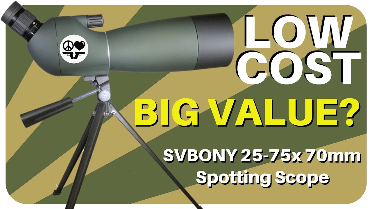 Not a BS Review - SVBONY SV28 25-75x 70mm Best Cheap, Low Cost Spotting Scope or Junk?