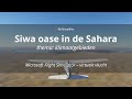 De siwa oase in de sahara van egypte  klimaatgebieden  microsoft flight simulator