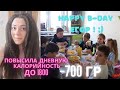 День Рождения Егора / Продолжаю повышать калорийность / - 700 грамм за неделю