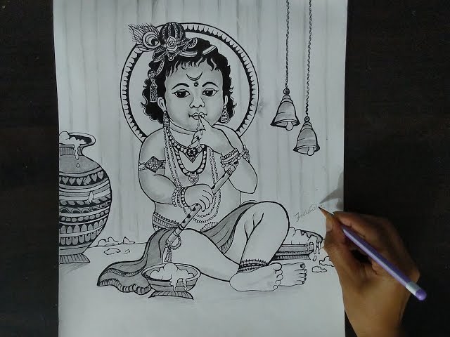 😍 Jay Ho Laddu Gopal 😍 | 😇Watch More Videos 😍 🥰Click👉 Fine Arts  Guruji #Fineartsguruji #ram #sketch #maadurga #shiva #Hanuman #Sitaram  #Lordkrishna #Lordkrishnapainting... | By Fine Arts GurujiFacebook