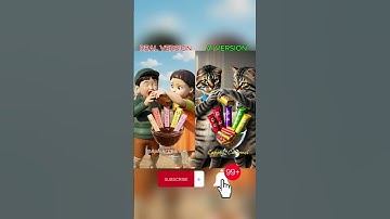 Squid Game AI Korean Snack ASMR:What do you thing of AI version? #shorts #squidgame #asmr