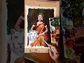 Maa Durga saree painting shorts video