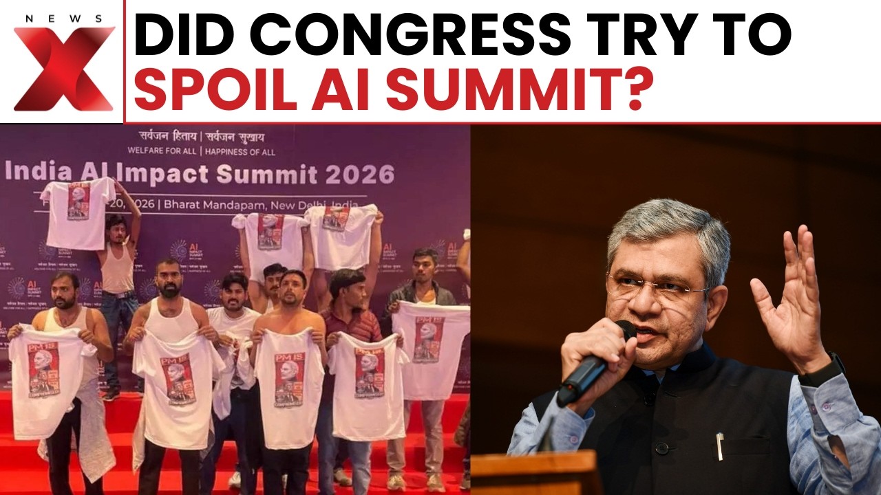AI Summit Controversy: Ashwini Vaishnaw Hits Back At Congress Over AI Summit Disruption