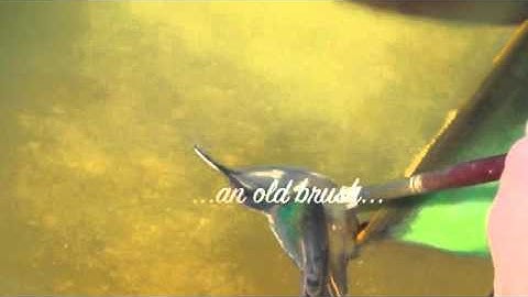 How to Paint Iridescent Bird Feathers