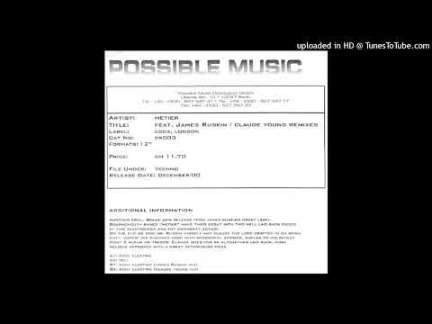 Métier — Métier - Body Electric (James Ruskin Mix) (2000)