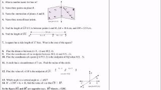 CP Geometry Chapter 1