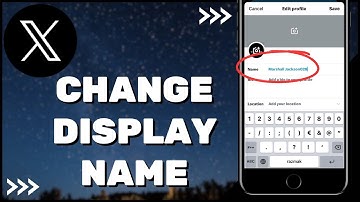 How To Change Twitter (X) Display Name