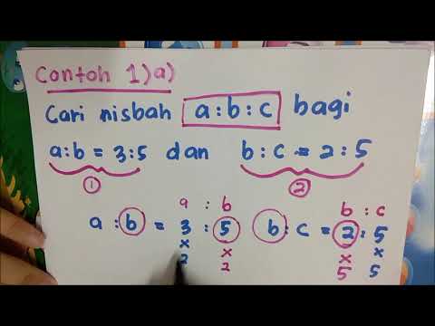 Bab 4 : Menentukan nisbah tiga kuantiti (Matematik Tingkatan 1)