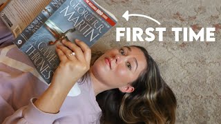 Reading 'A Game of Thrones' for the first time  | reading vlog