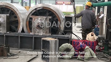 Double roll crusher 2PG1500x1000 in production in factory - Fodamon