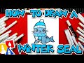How To Draw A Cute And Cozy Winter Seal