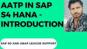 1. aATP in SAP S4 HANA - Introduction