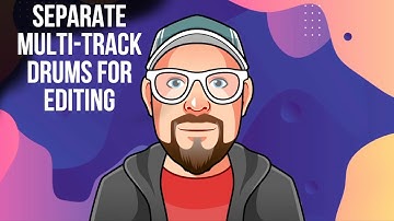 Separate Multi-Track Drums for Editing in REAPER