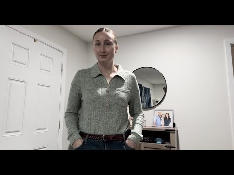 DB MOON Womens Long Sleeve Collared Shirt Lightweight Striped Sweaters 2026 Fall Blouses Business