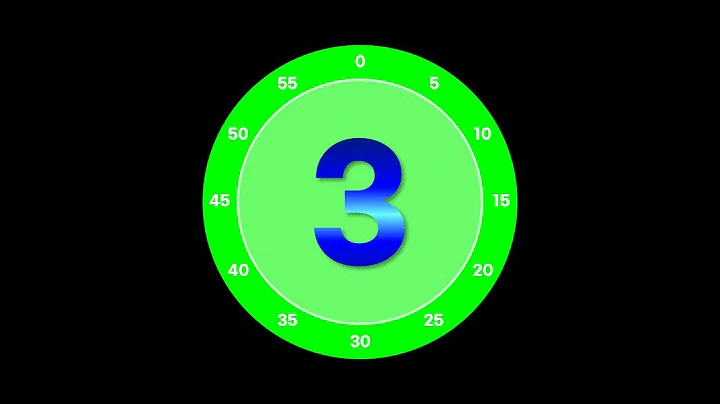 3 Minute Timer - Circle Countdown