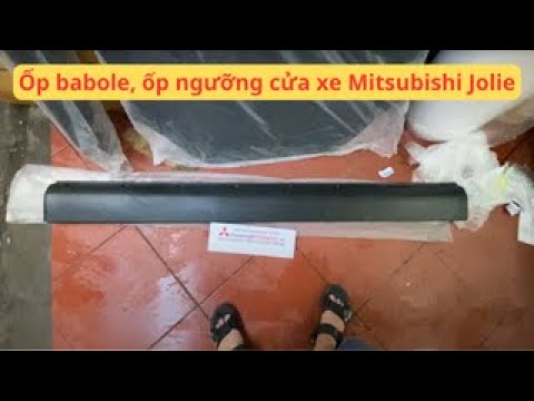 Video Ốp babole, ốp ngưỡng cửa xe Mitsubishi Jolie - youtube