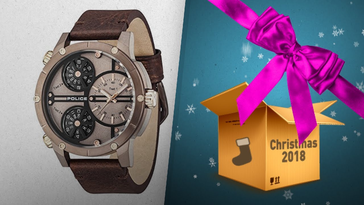 Top 10 Police Men Watches Gift Ideas / Countdown To Christmas 2018! | Christmas Countdown Guide