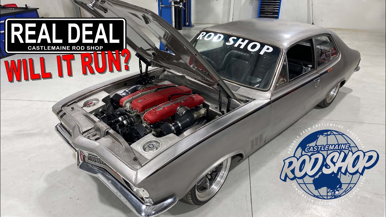REAL DEAL LC TORANA v12 Ferrari engine swap, Will it run?