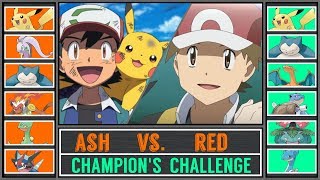 Ash Vs. Red Pokémon Sunmoon - Champions Challenge